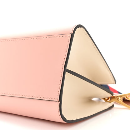 Gucci Nappa Bamboo Web Mini Nymphaea Top Handle Bag Perfect Pink Mystic White 10 of 10
