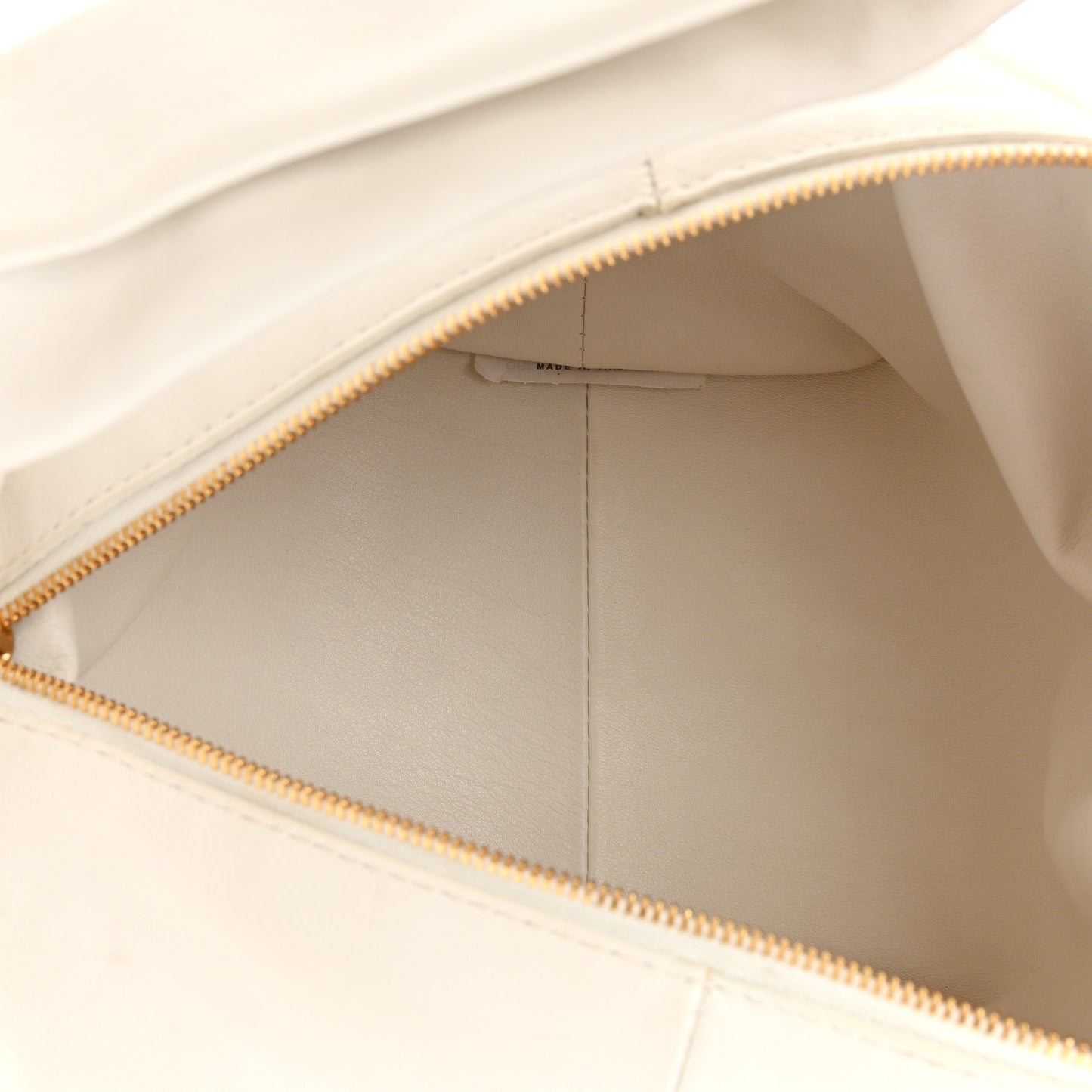 Calfskin Mini Double Knot Bag White