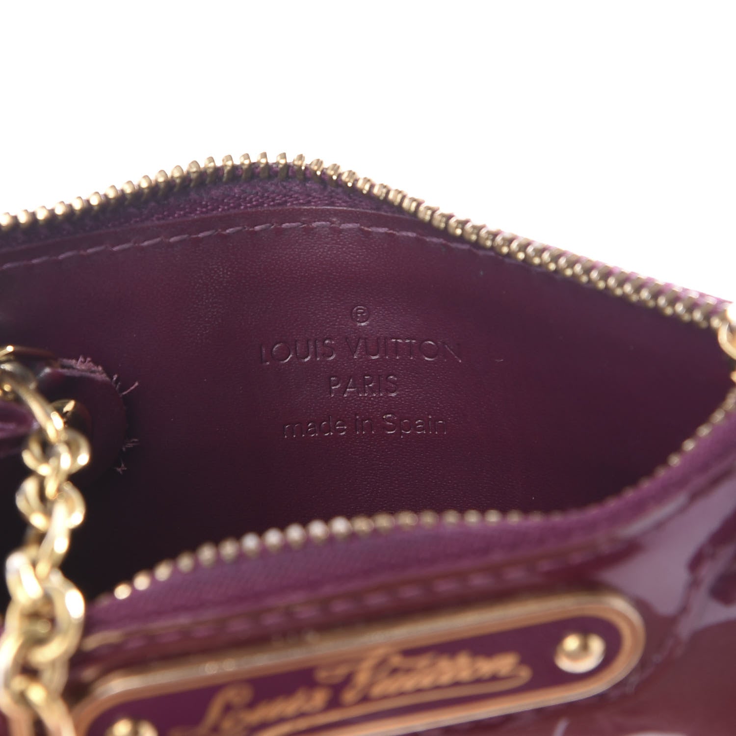 Louis Vuitton Vernis Key Pouch Violet 5 of 9