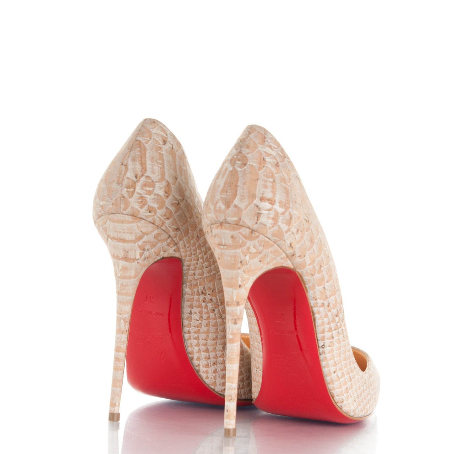 Liege Embossed So Kate 120 Pumps 37 Beige