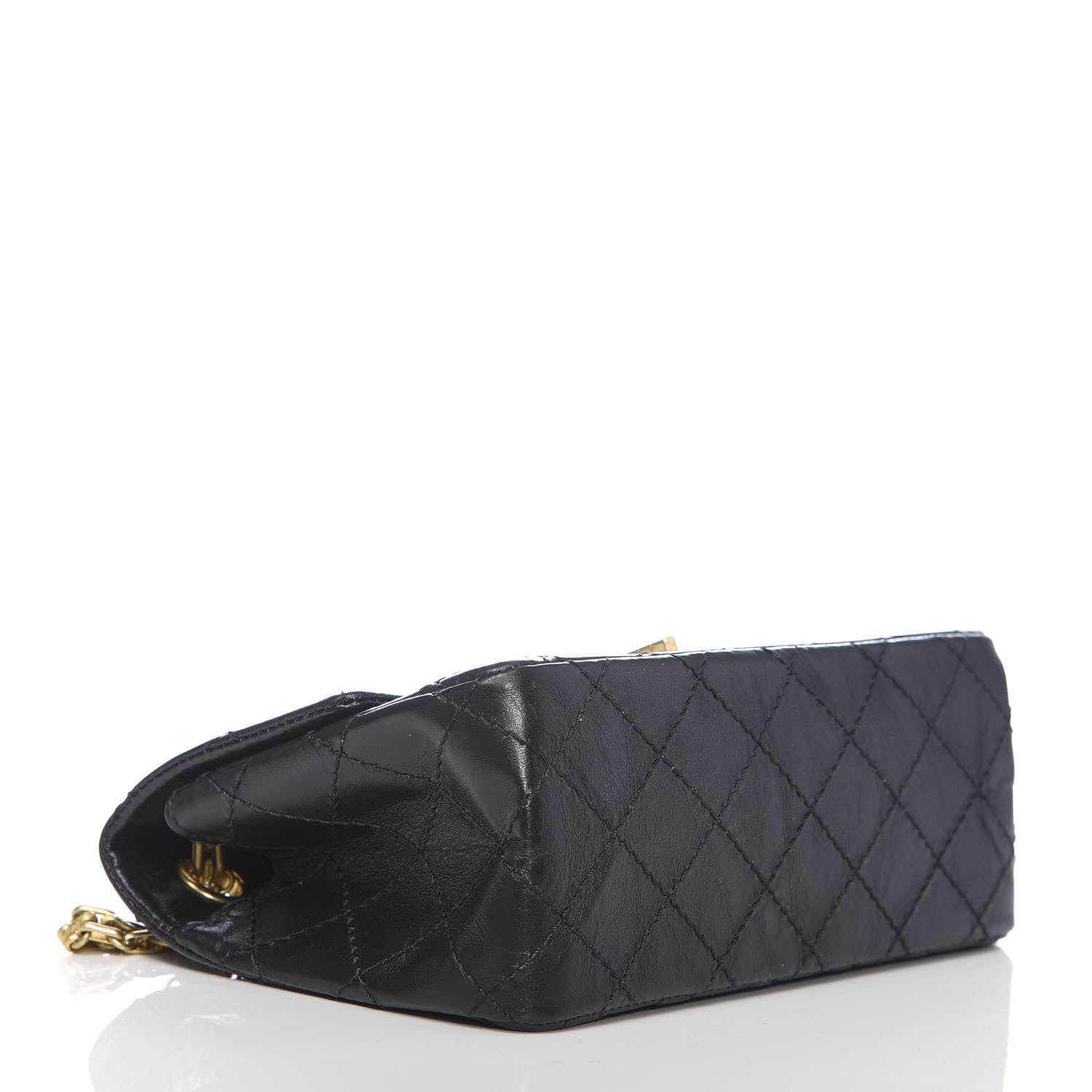 Chanel Aged Calfskin Quilted 2.55 Reissue Mini Flap Black 5 of 11