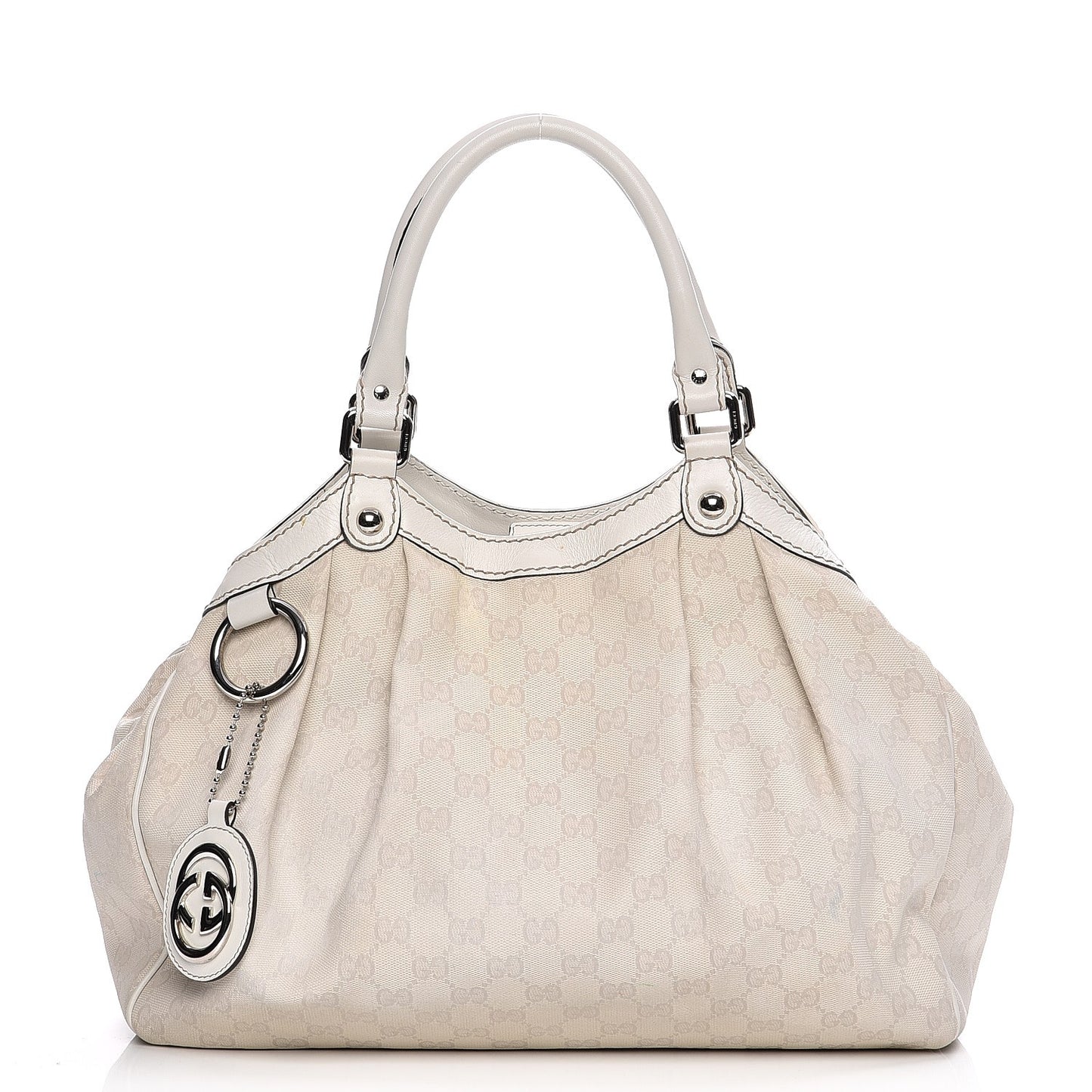 Monogram Medium Sukey Tote Off White