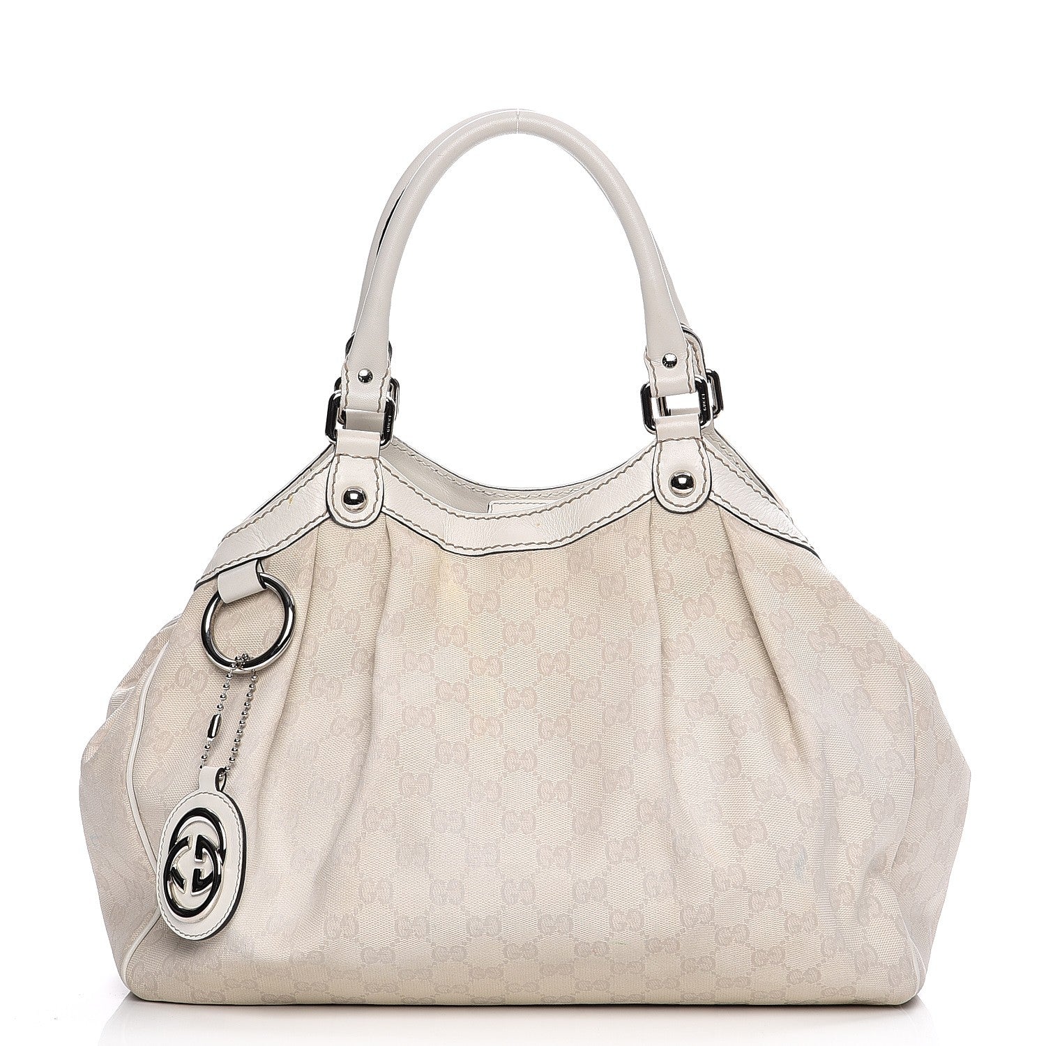 Gucci Monogram Medium Sukey Tote Off White 1 of 14
