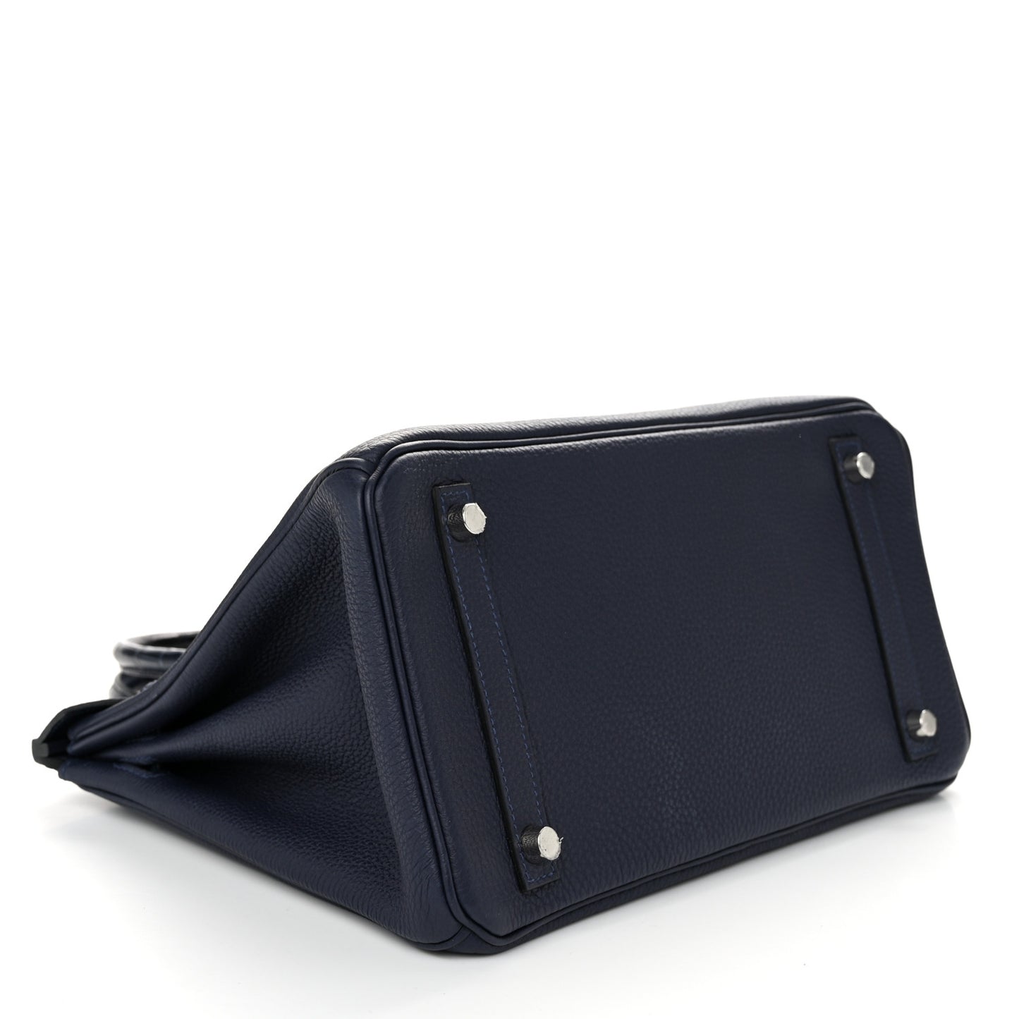 Togo Matte Alligator Birkin Touch 30 Bleu Nuit Bleu Indigo