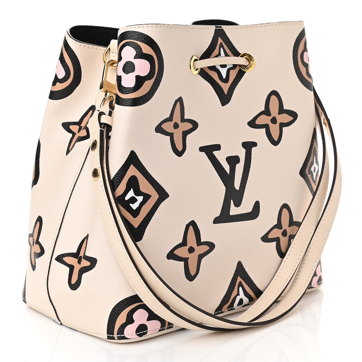 Louis Vuitton Monogram Giant Wild At Heart Neonoe MM Creme 3 of 10