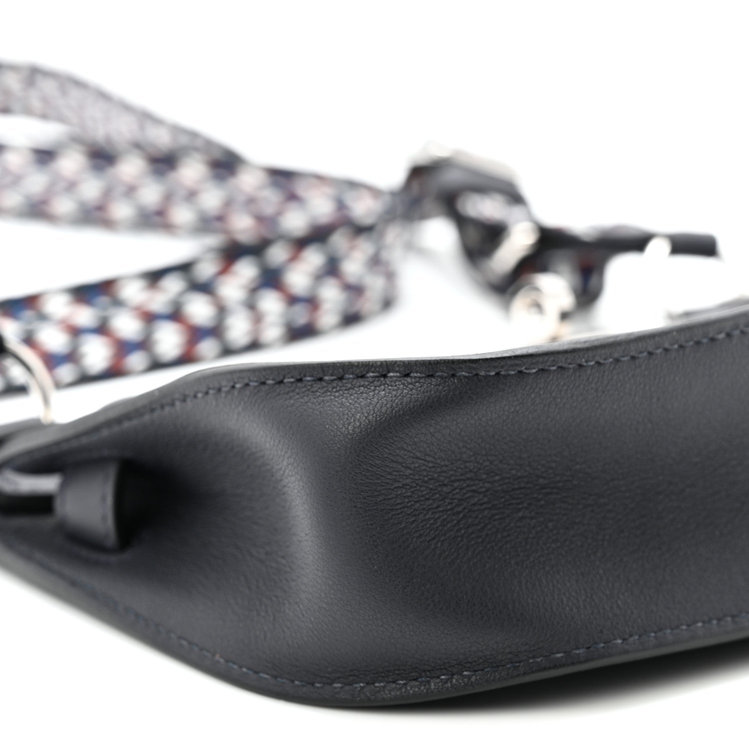 Hermes Swift Zigzag Mini Jypsiere Caban White Deep Blue 9 of 11