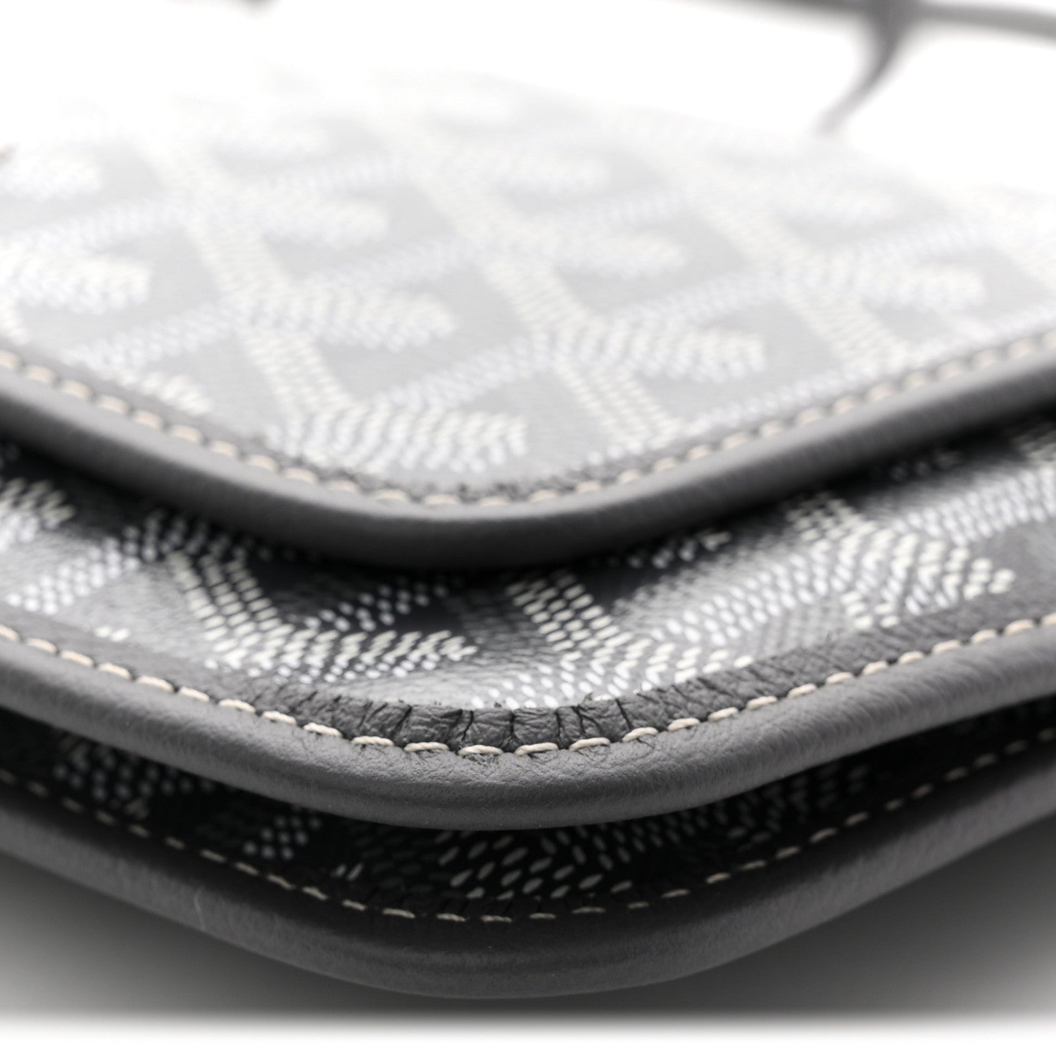 Goyard Goyardine Plumet Wallet Clutch Grey 10 of 11