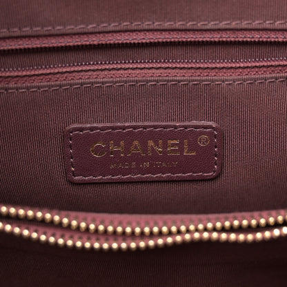 Chanel Grained Calfskin Stitched Lady Coco Top Handle Tote Black 6 of 11