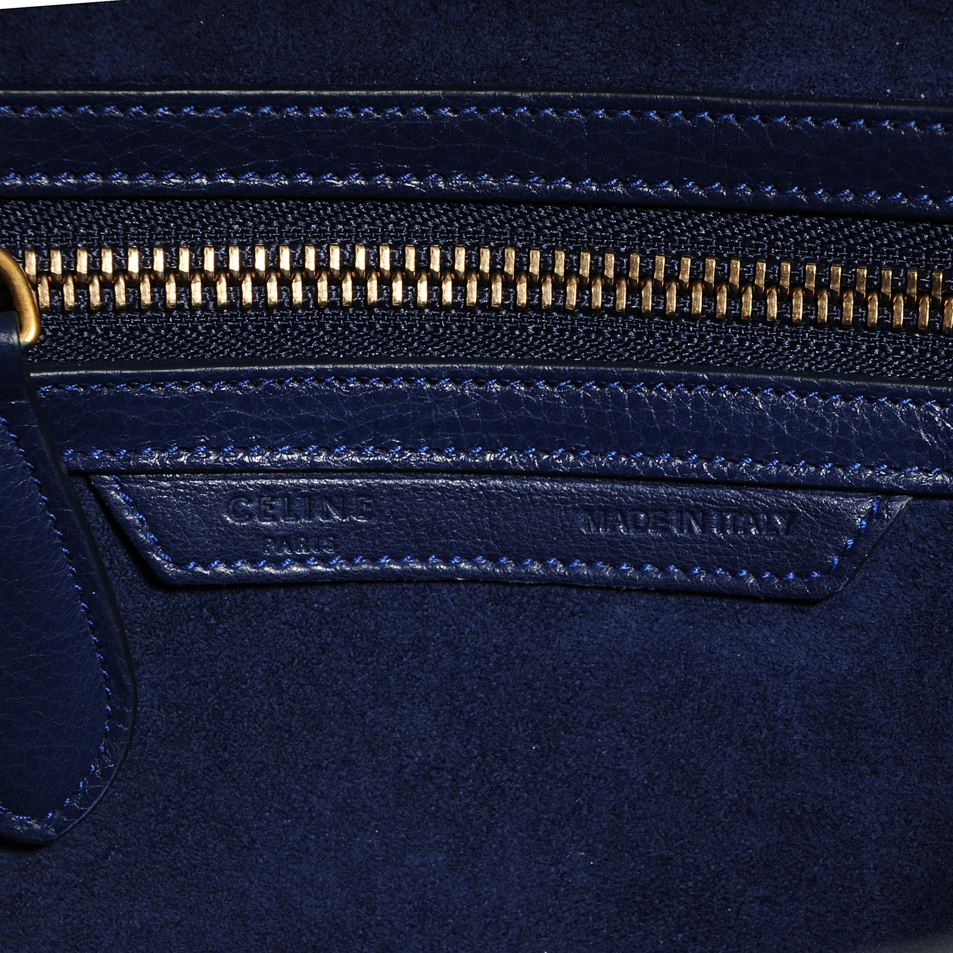 Celine Baby Calfskin Leather Mini Luggage Ink 6 of 9