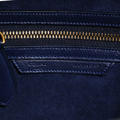 Celine Baby Calfskin Leather Mini Luggage Ink 6 of 9