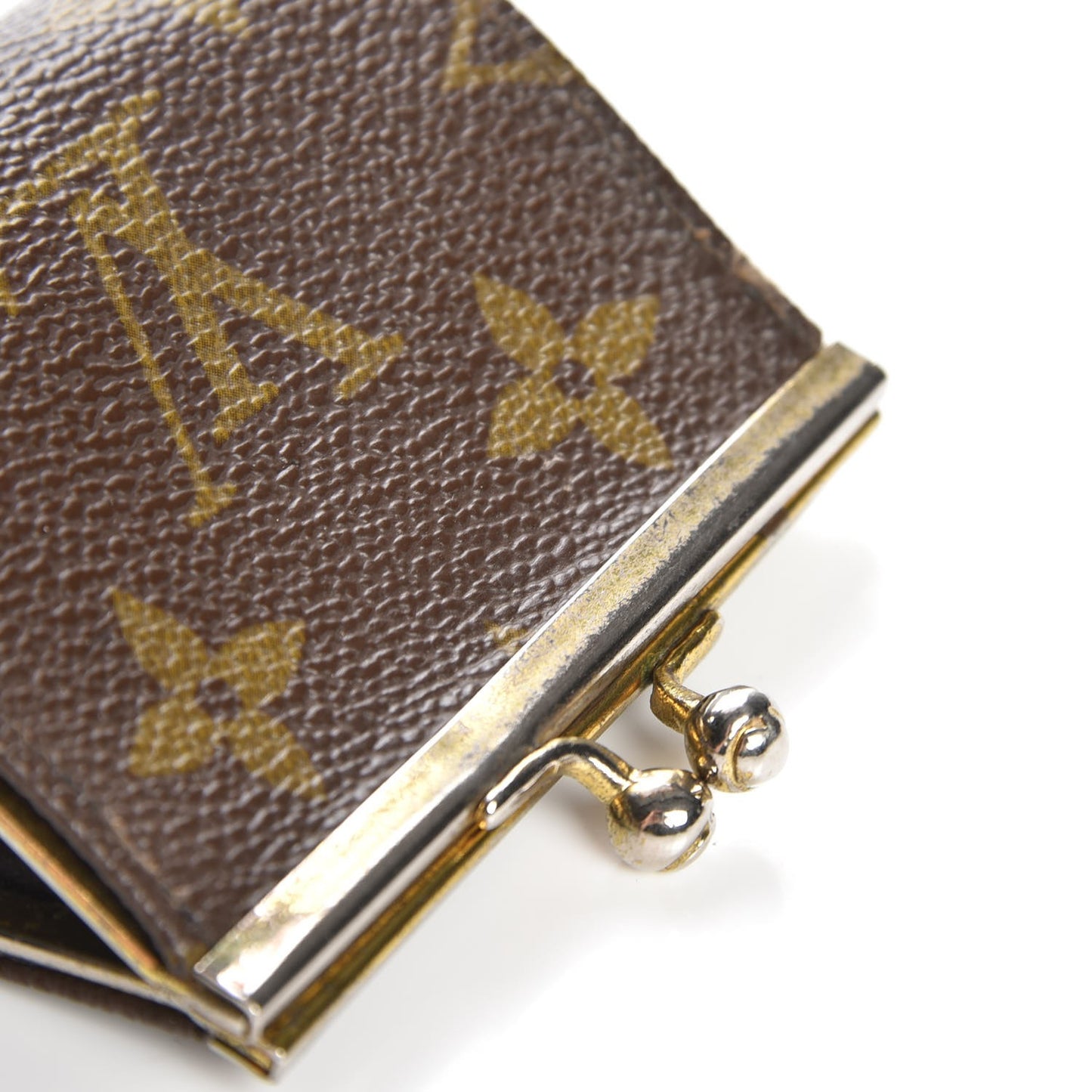 Monogram Mini Kiss Lock Coin Purse