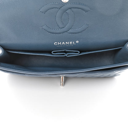 Chanel Lambskin Quilted Medium Double Flap Blue 4 of 6