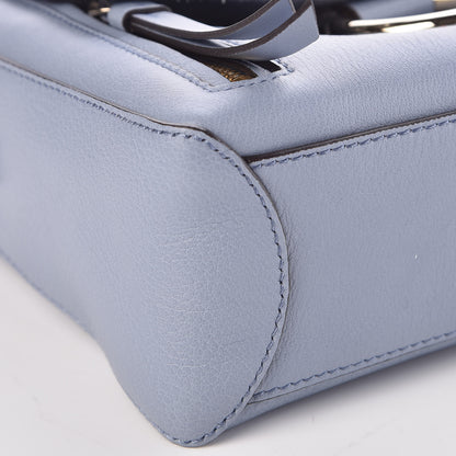 Chloe Calfskin Mini Faye Day Shoulder Bag Washed Blue 9 of 10