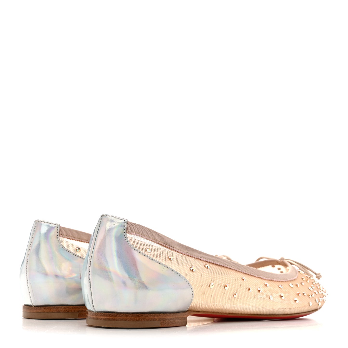 Crystal Strass Follies Flats 37 Silver