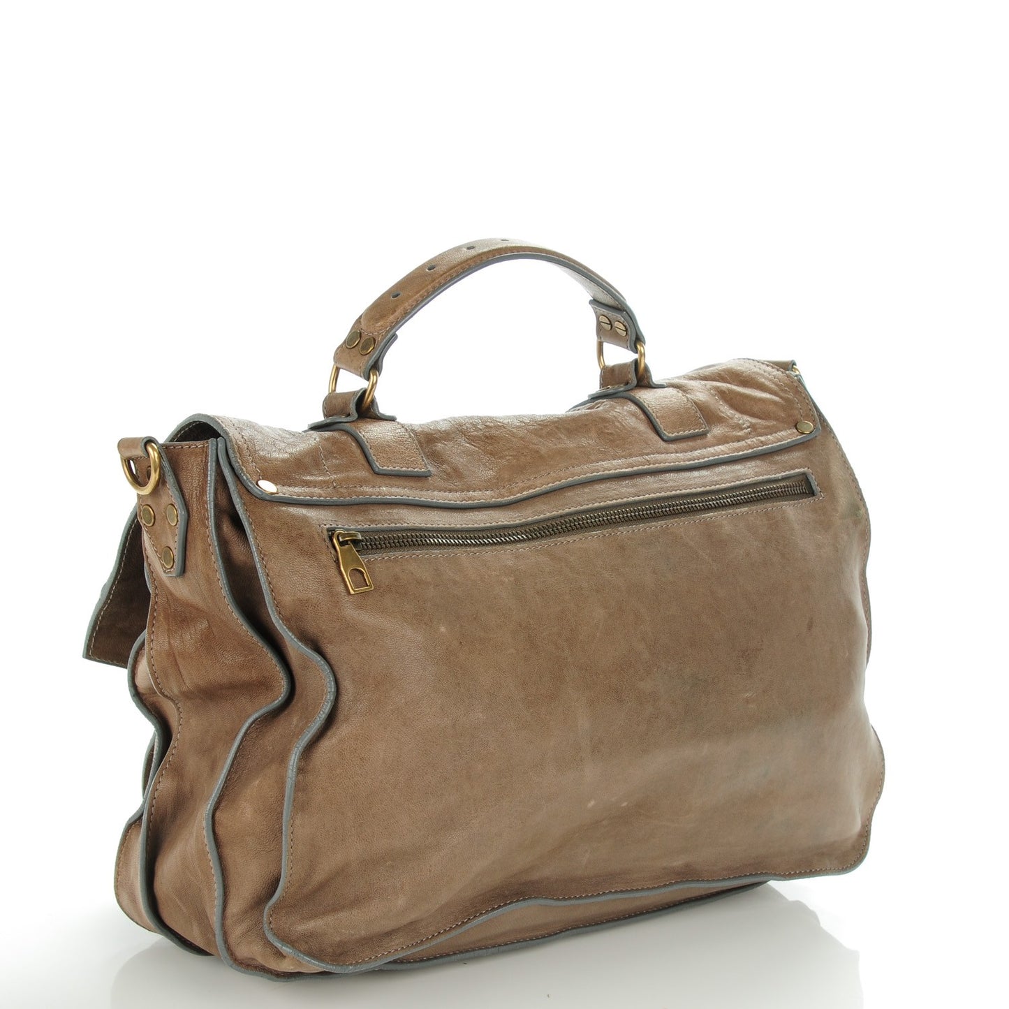 Lambskin Large PS1 Satchel Smoke