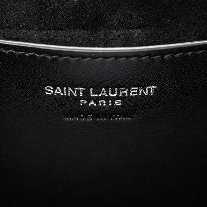 Saint Laurent Calfskin Monogram Take Away Box Black 6 of 9
