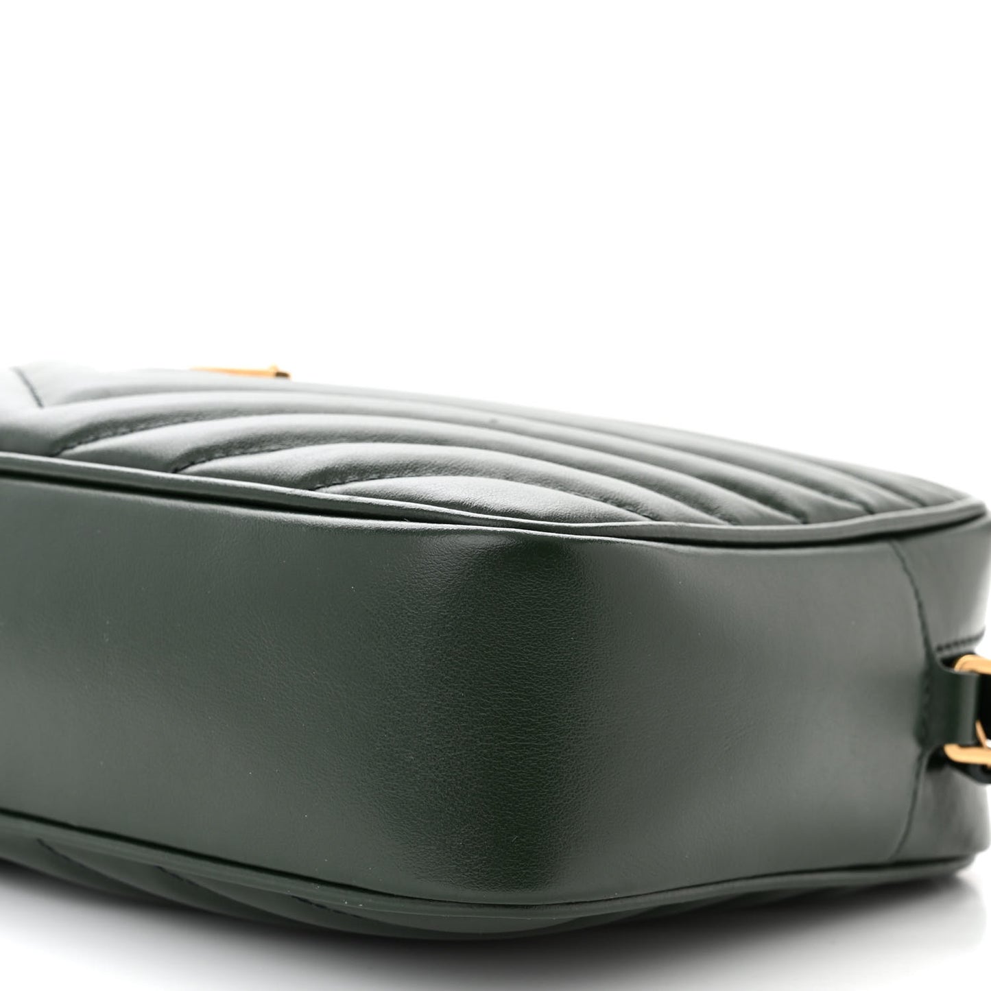 Calfskin Matelasse Monogram Lou Camera Bag Military Green
