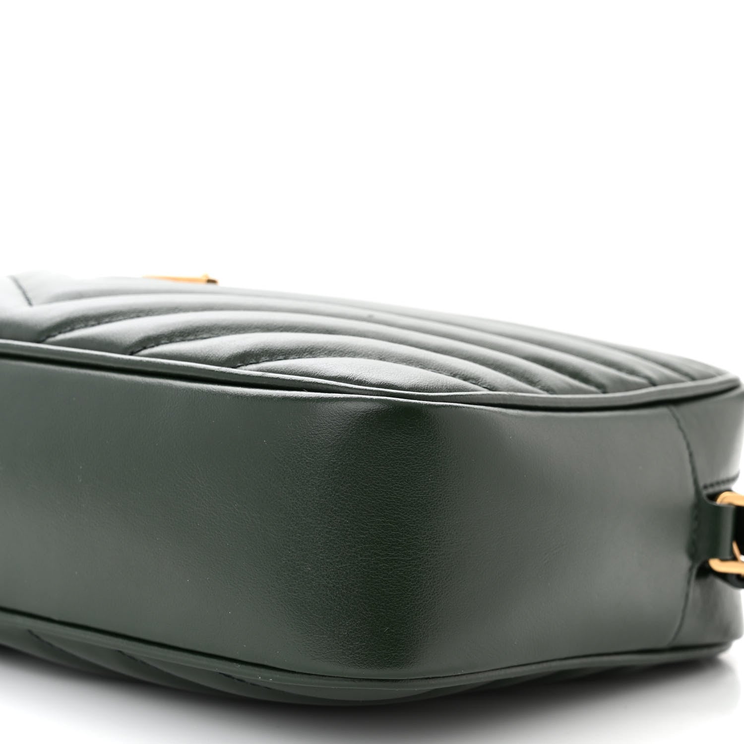 Saint Laurent Calfskin Matelasse Monogram Lou Camera Bag Military Green 10 of 10