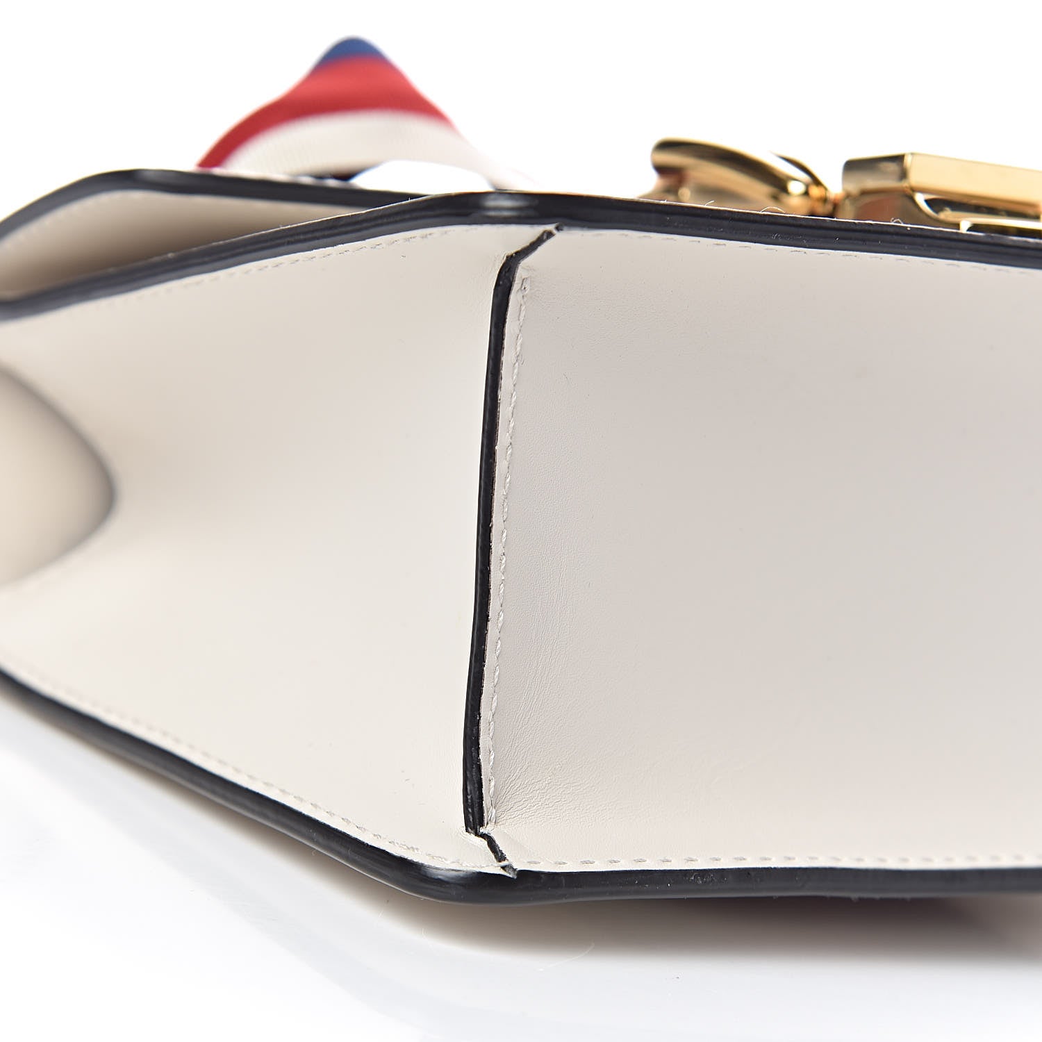 Gucci Calfskin Mini Sylvie Chain Shoulder Bag White 11 of 14