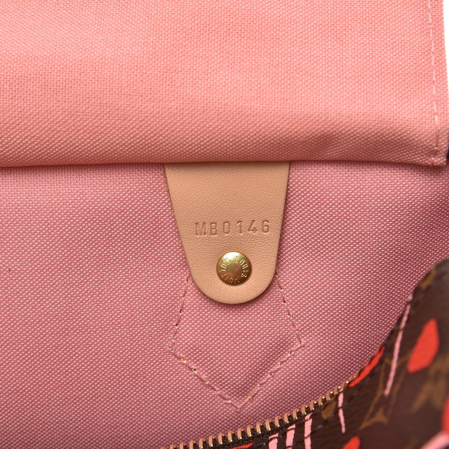 Monogram Jungle Dots Speedy 30 Sugar Pink Poppy