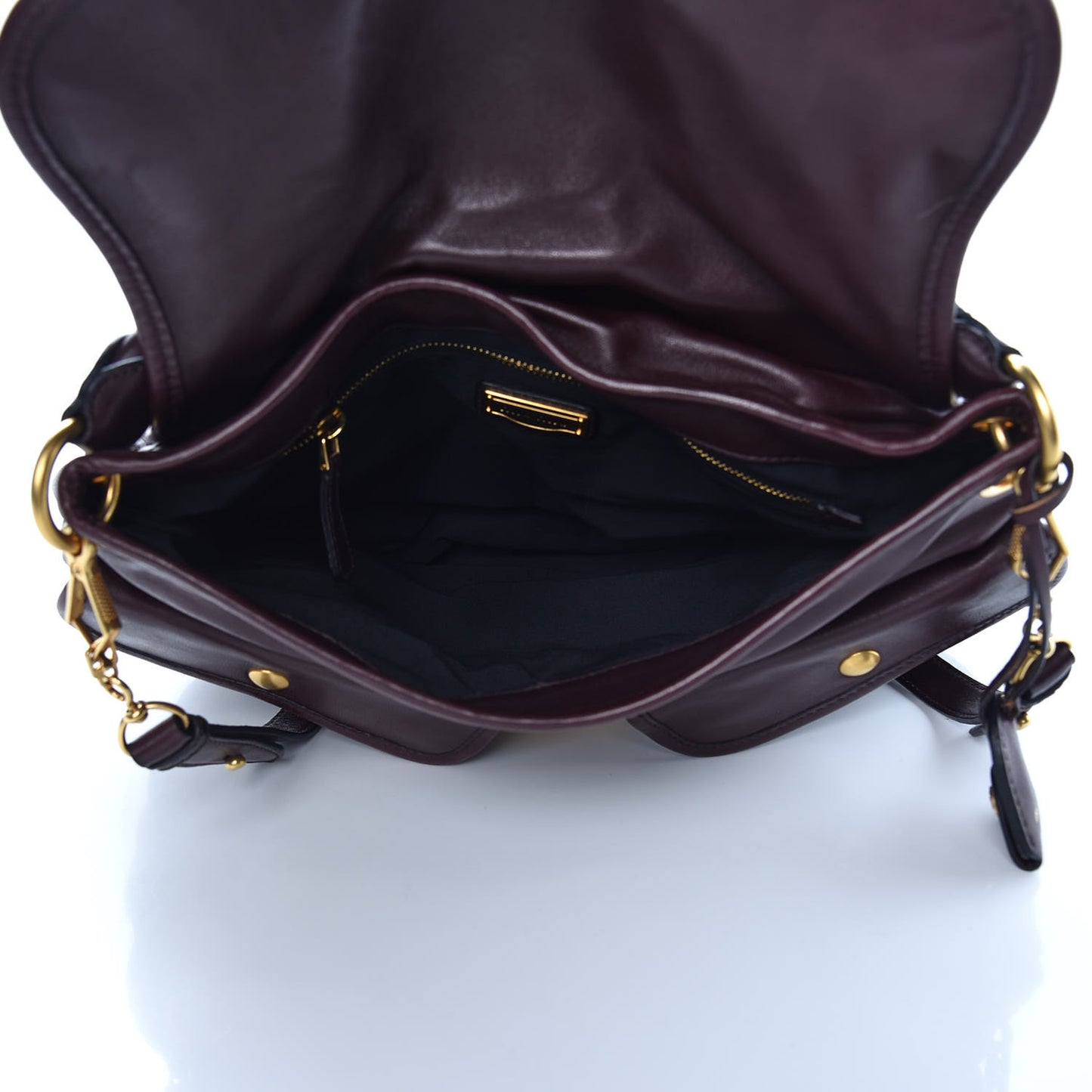 Nappa Matelasse Coffer Hobo Brown