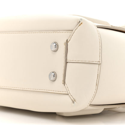Bottega Veneta French Calfskin Maxi Intrecciato Small Arco Bianco 9 of 15