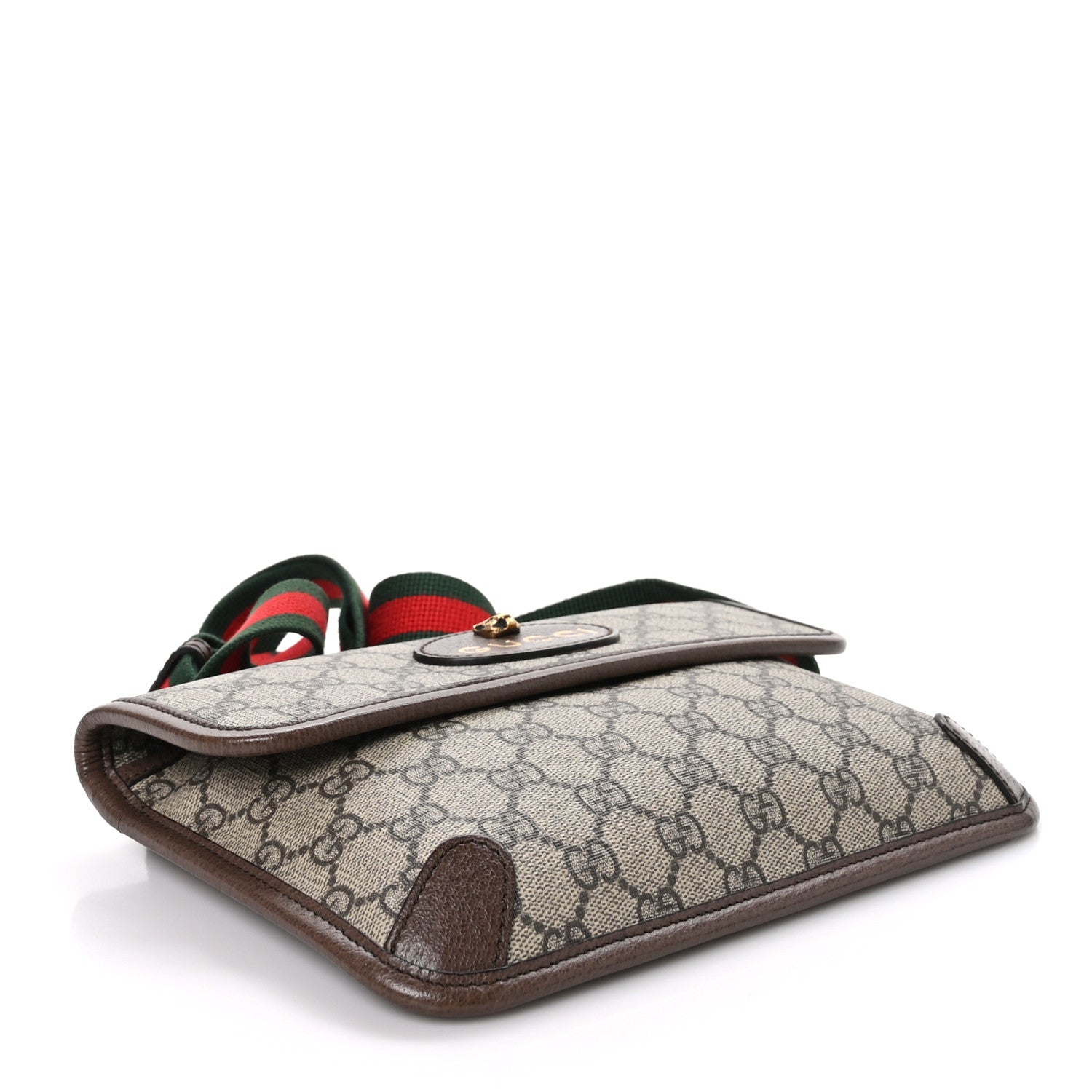 Gucci GG Supreme Monogram Neo Vintage Web Belt Bag Brown 4 of 11