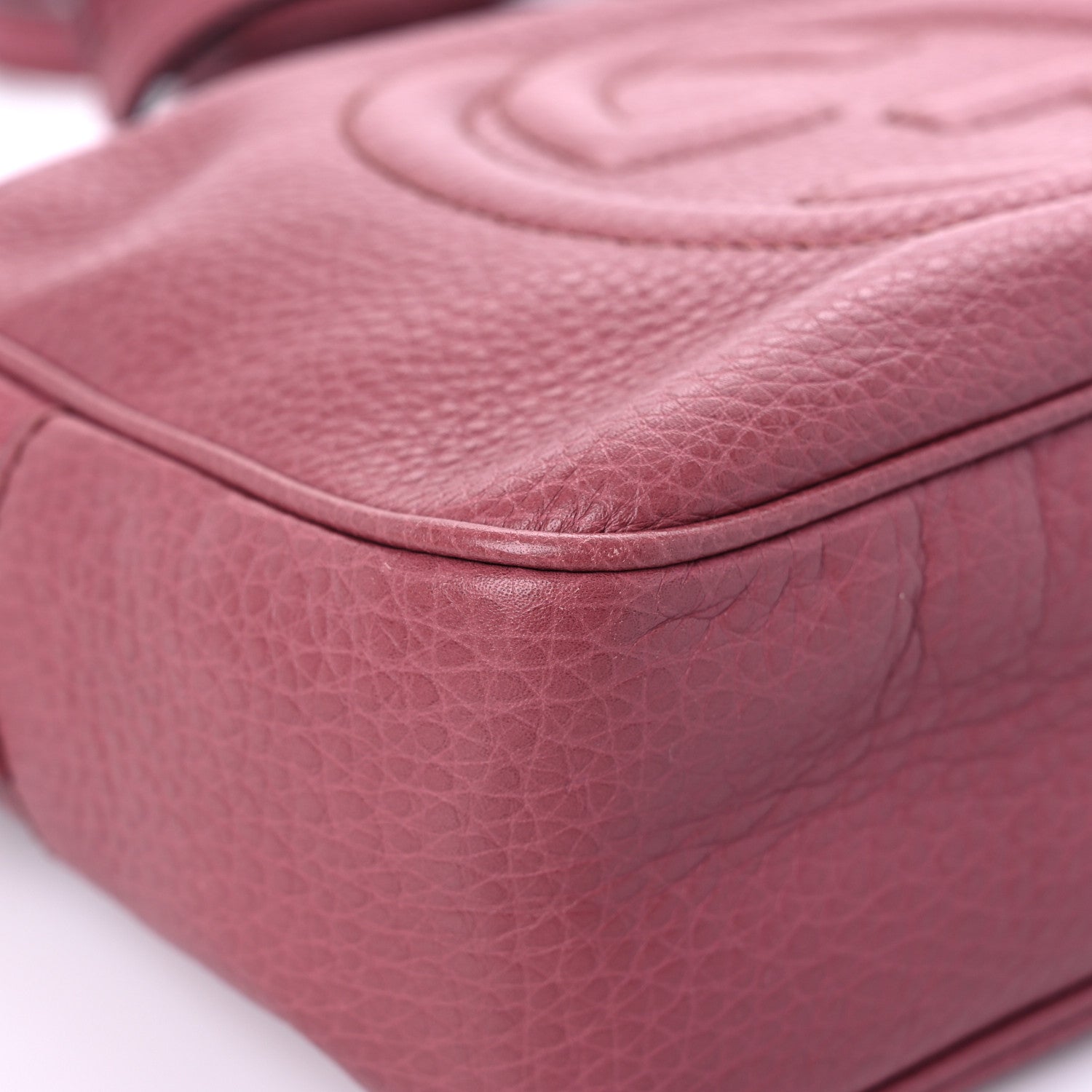 Gucci Pebbled Calfskin Small Soho Disco Bag Peonia Flower 8 of 18