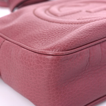 Gucci Pebbled Calfskin Small Soho Disco Bag Peonia Flower 8 of 18