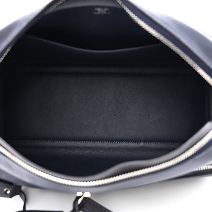 Hermes Evercolor Taurillon Clemence Petit Courrier Bag Bleu Nuit Caban 5 of 10