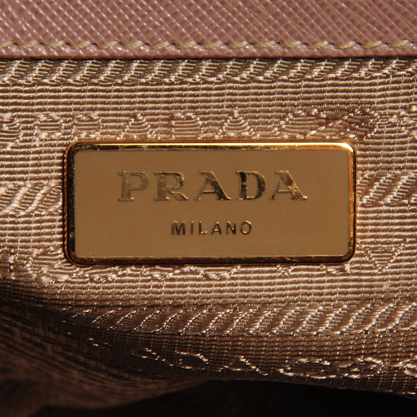 Saffiano Lux Small Double Zip Tote Cammeo