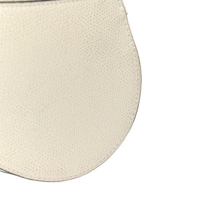 Christian Dior Grained Calfskin Saddle Bag White 12 of 16