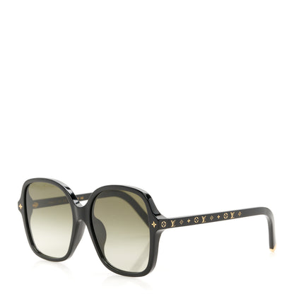 Louis Vuitton Acetate My Monogram Light Square Sunglasses Z1861E Black 1 of 8