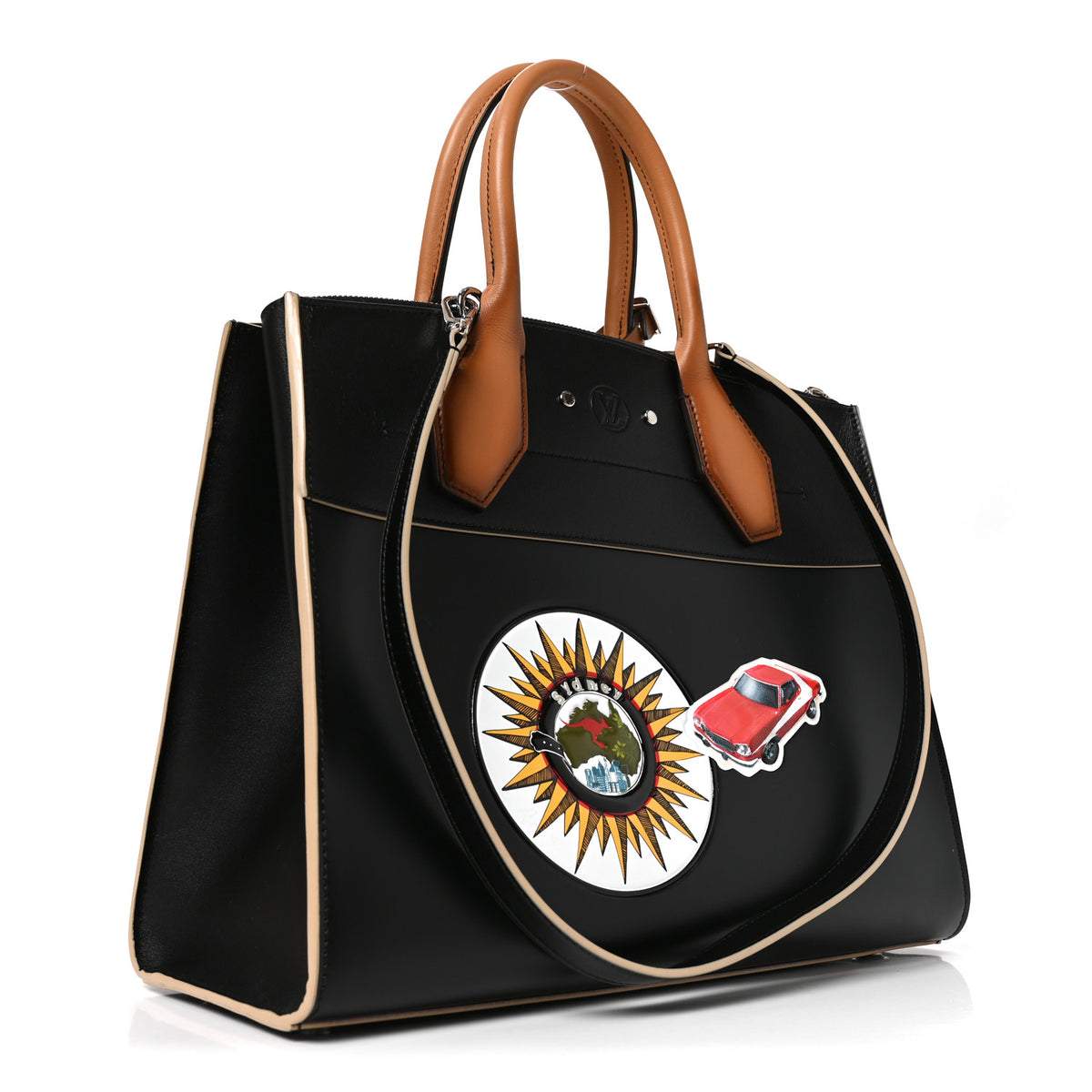 Calfskin World Tour City Steamer MM Black