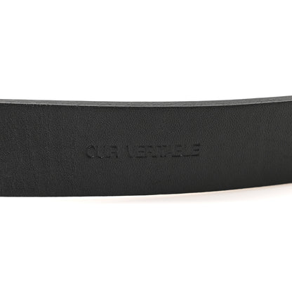 Chanel Calfskin Crystal CC Scarab Belt 75 30 Black 7 of 7