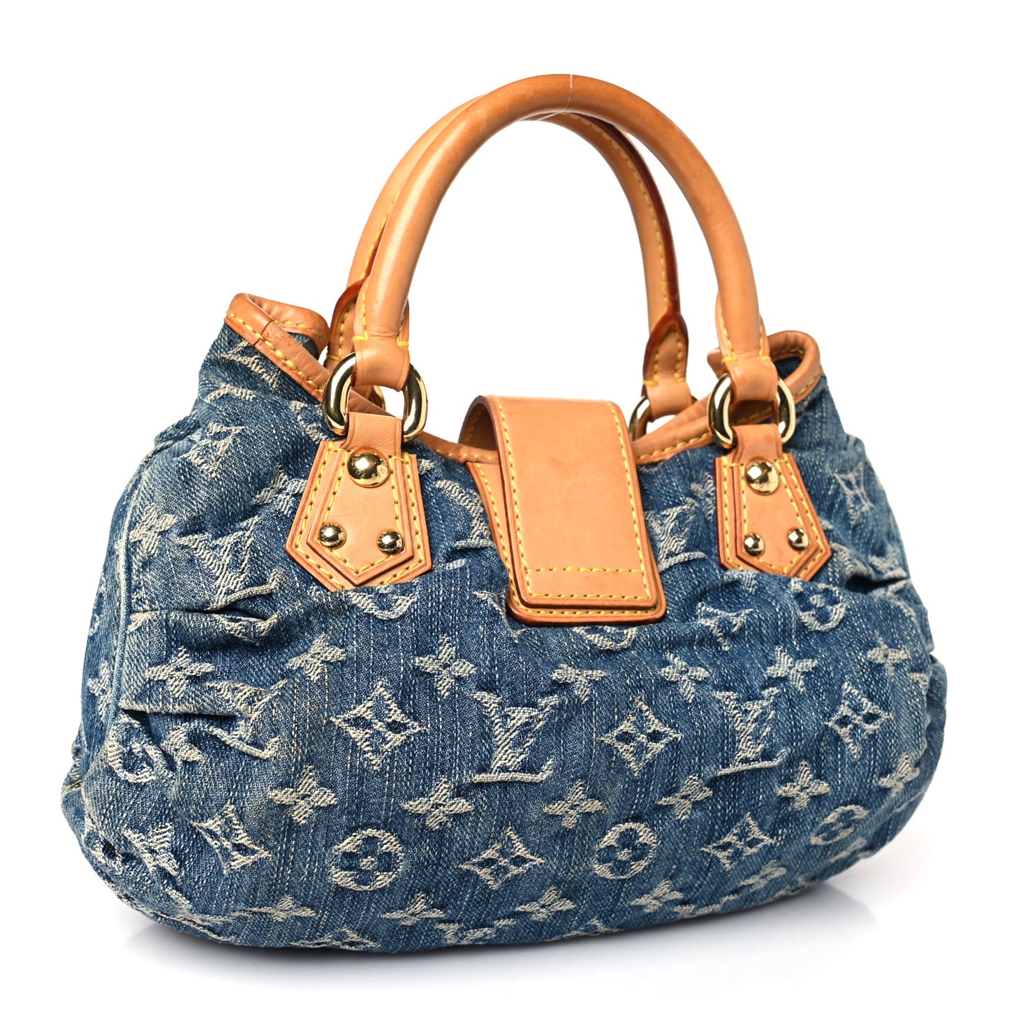 Monogram Denim Pleaty Blue