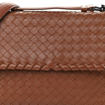 Bottega Veneta Nappa Intrecciato Olimpia Shoulder Bag Noce 8 of 16
