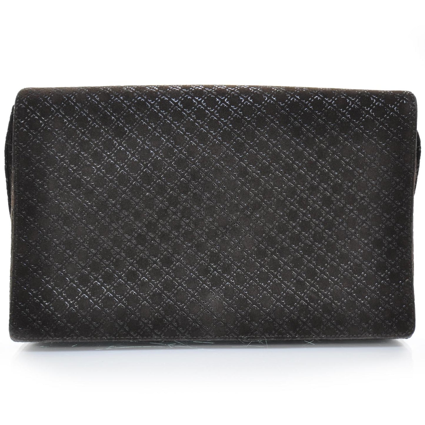 SALVATOREFERRAGAMOSuedeChainBagBrown