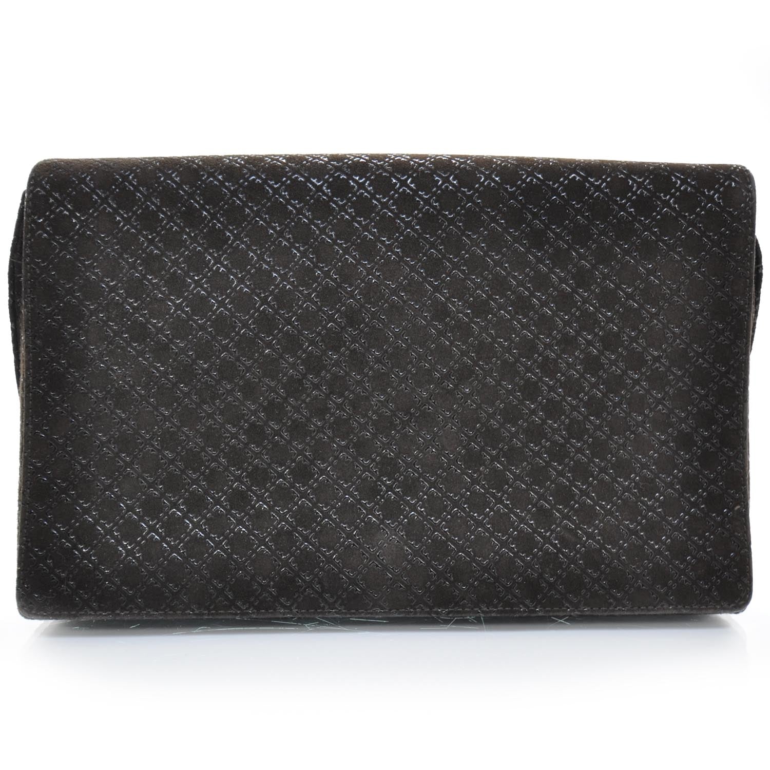 FASHIONPHILE SALVATOREFERRAGAMOSuedeChainBagBrown 1 of 8