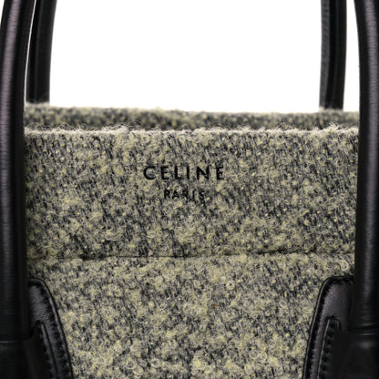 Celine Felt Medium Phantom Luggage Yellow Grey 11 of 13