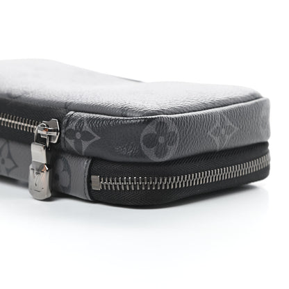 Louis Vuitton Monogram Eclipse Reverse Double Phone Pouch 8 of 10