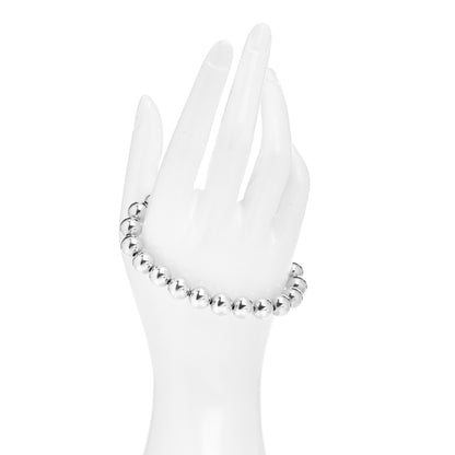 Tiffany Sterling Silver 10mm HardWear Ball Bracelet 2 of 4