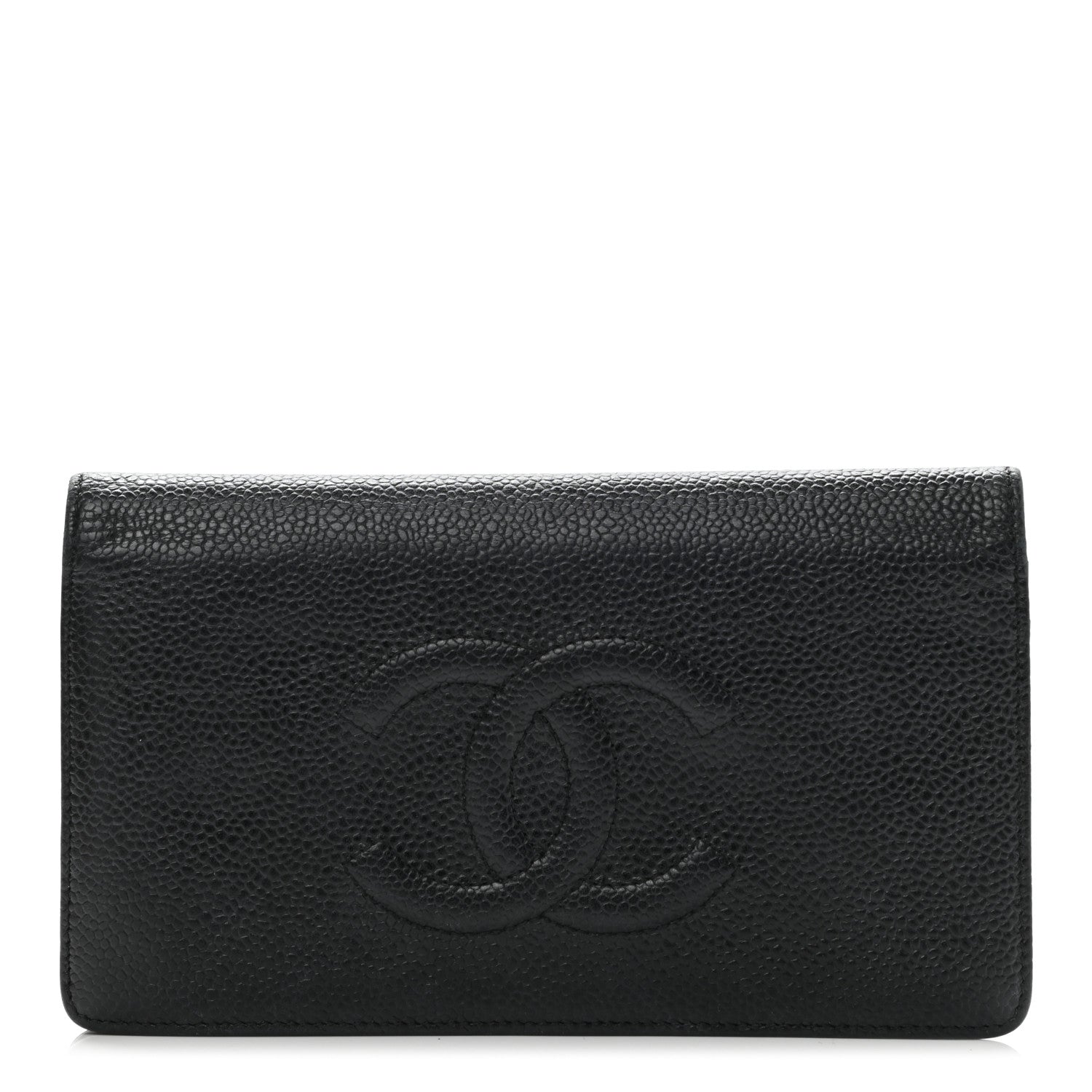 Chanel Caviar Timeless CC Yen Wallet Black 1 of 9