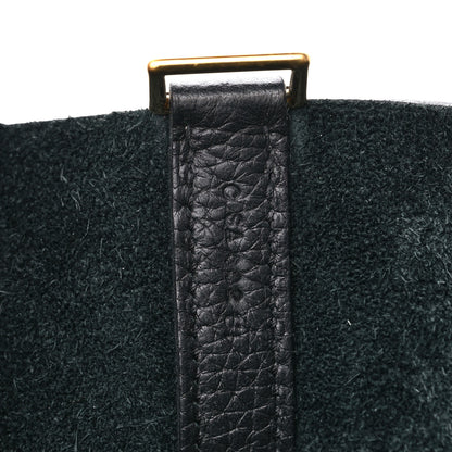 Hermes Taurillon Clemence Matte Alligator Picotin Lock Touch 18 PM Black 7 of 9