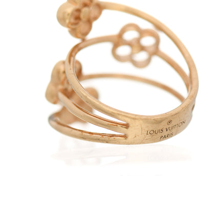Louis Vuitton Flower Full Ring M Gold 7 of 8