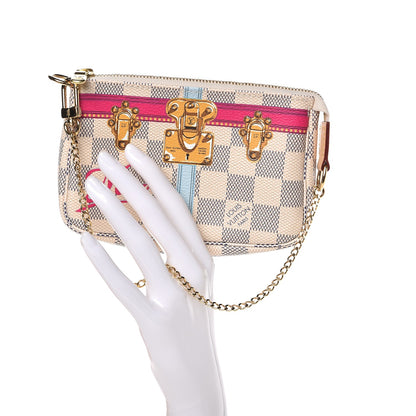 Louis Vuitton Damier Azur Summer Trunks Miami Mini Pochette Accessories 2 of 8