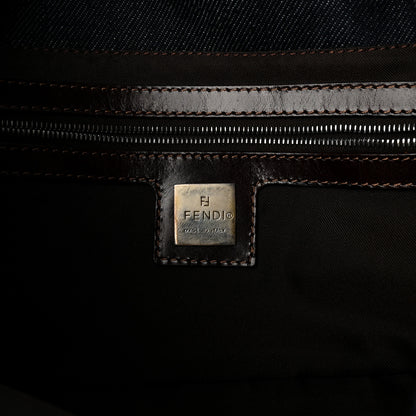 Fendi Denim Baguette Blue 6 of 9