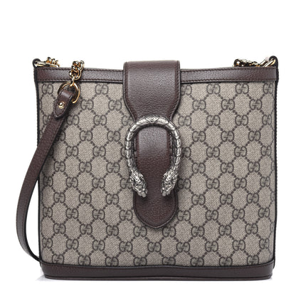 Gucci GG Supreme Monogram Medium Dionysus Bucket Bag Beige New Acero 1 of 15