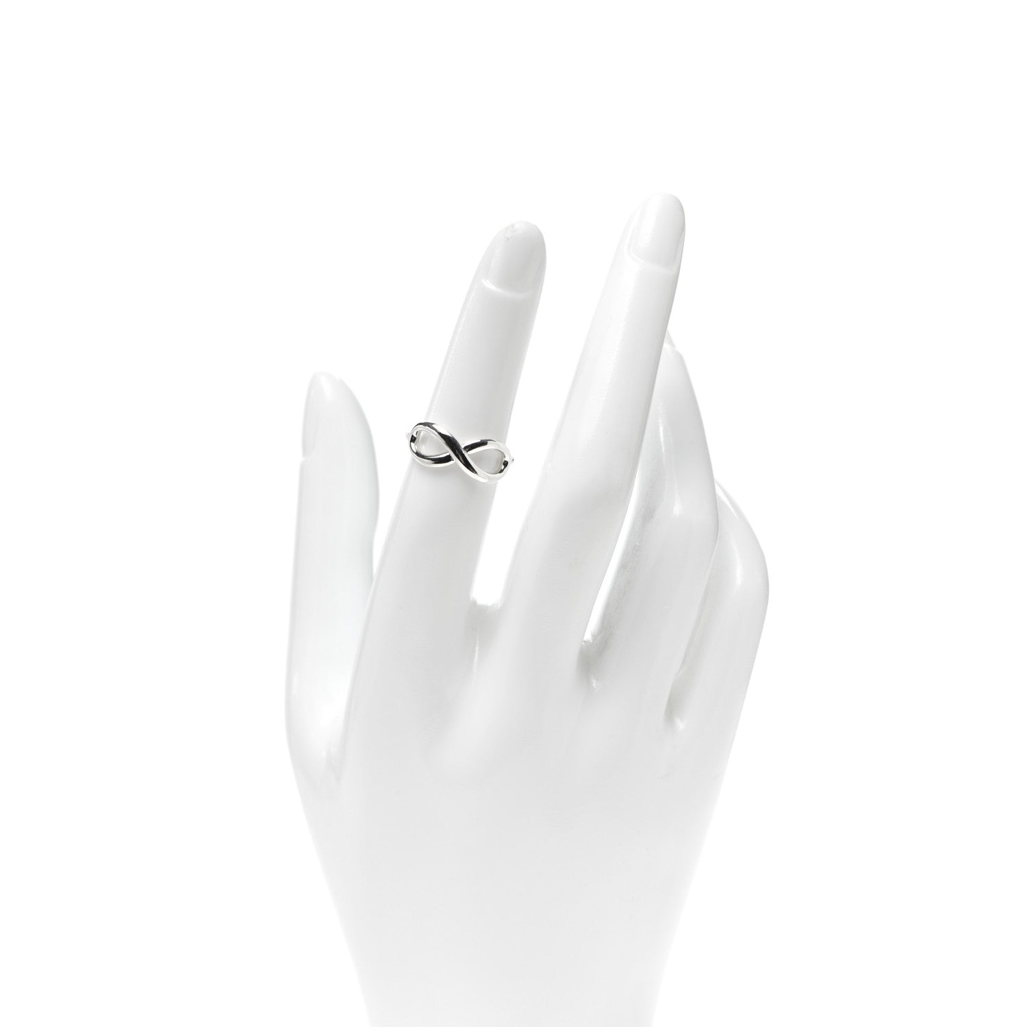 Tiffany Sterling Silver Infinity Ring 49 5 2 of 4