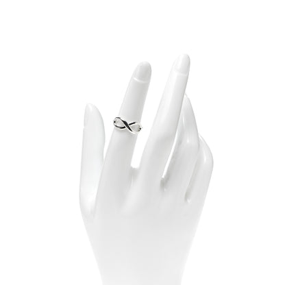 Tiffany Sterling Silver Infinity Ring 49 5 2 of 4